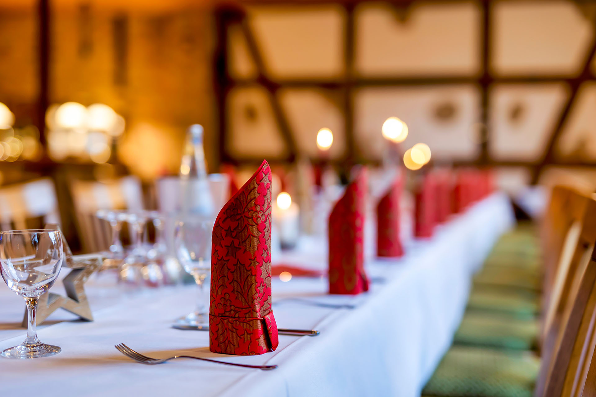 decorated table 