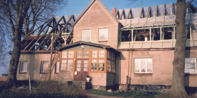 Land-gut-Hotel früher Bau